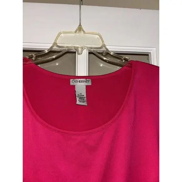 Catherine’s women’s pink sleeveless tank business wear 18/20W - Picture 2 of 3